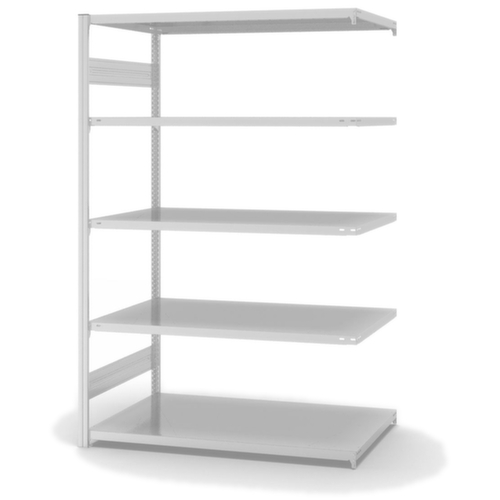 hofe Traversestelling in standaard uitvoering, hoogte x breedte x diepte 2000 x 1310 x 835 mm, 5 legborden