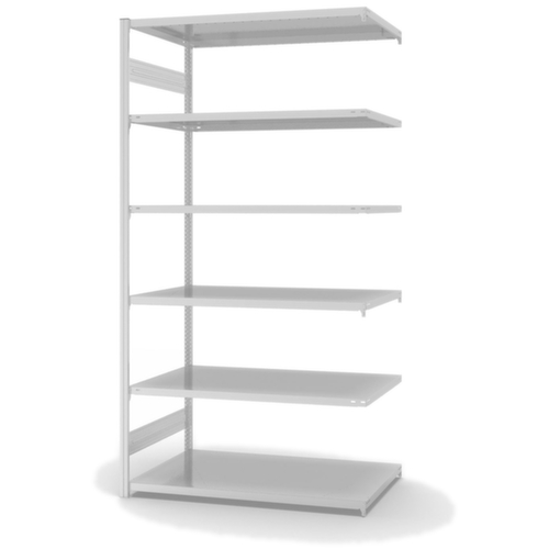 hofe Traversestelling in standaard uitvoering, hoogte x breedte x diepte 2500 x 1310 x 835 mm, 6 legborden