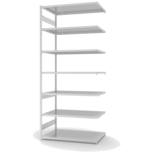 hofe Traversestelling in standaard uitvoering, hoogte x breedte x diepte 3000 x 1310 x 835 mm, 7 legborden