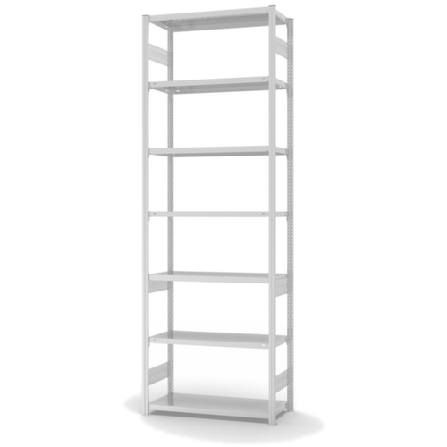 hofe Traversestelling in middelzware uitvoering, hoogte x breedte x diepte 3000 x 1060 x 435 mm, 7 legborden