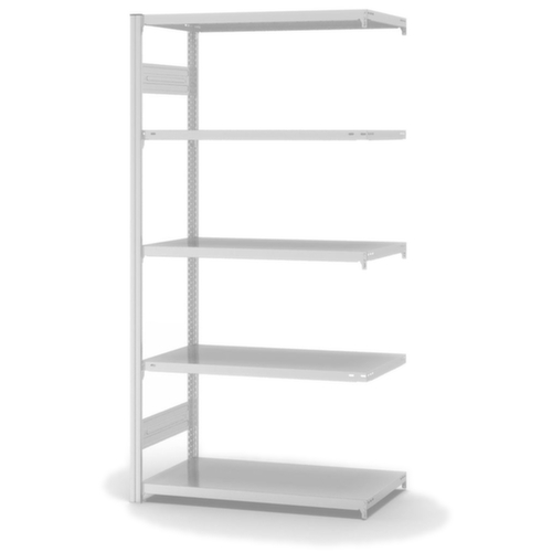 hofe Traversestelling in middelzware uitvoering, hoogte x breedte x diepte 2000 x 1010 x 535 mm, 5 legborden