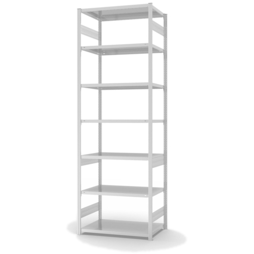 hofe Traversestelling in middelzware uitvoering, hoogte x breedte x diepte 3000 x 1060 x 635 mm, 7 legborden