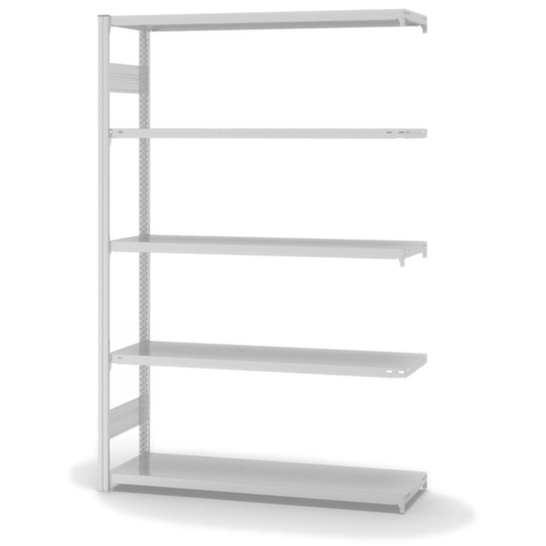 hofe Traversestelling in middelzware uitvoering, hoogte x breedte x diepte 2000 x 1310 x 435 mm, 5 legborden