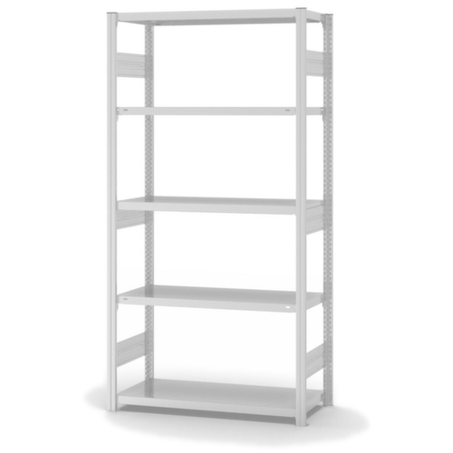 hofe Traversestelling in zware uitvoering, hoogte x breedte x diepte 2000 x 1060 x 435 mm, 5 legborden