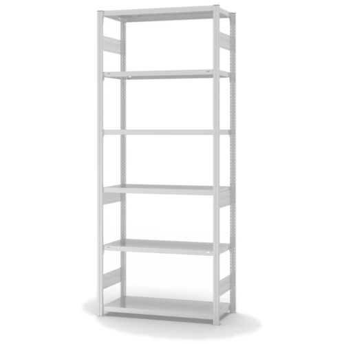 hofe Traversestelling in zware uitvoering, hoogte x breedte x diepte 2500 x 1060 x 435 mm, 6 legborden