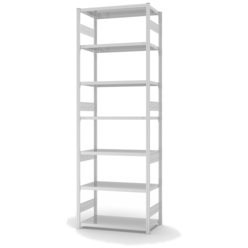 hofe Traversestelling in zware uitvoering, hoogte x breedte x diepte 3000 x 1060 x 535 mm, 7 legborden