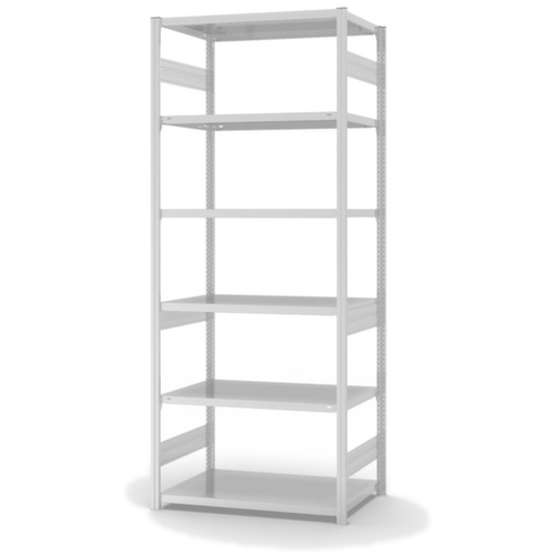 hofe Traversestelling in zware uitvoering, hoogte x breedte x diepte 2500 x 1060 x 635 mm, 6 legborden