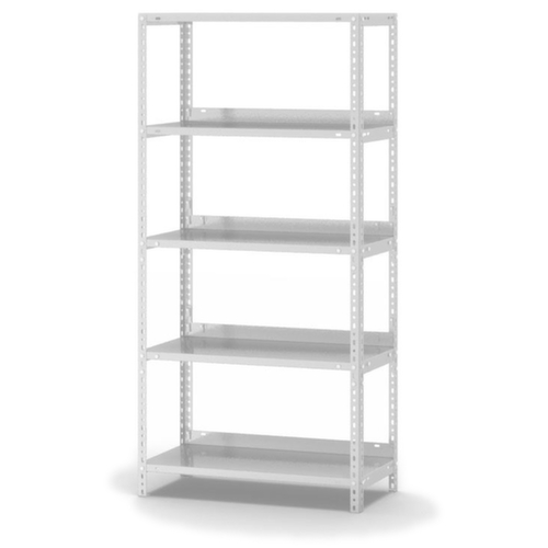 hofe Schroefstelling voor dossiers, 5 vloer, RAL7035 lichtgrijs