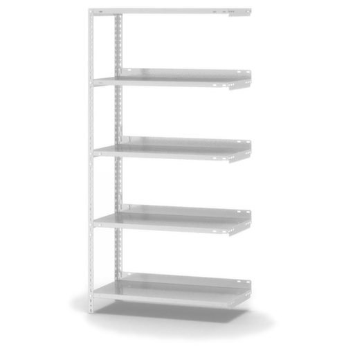 hofe Schroefstelling voor dossiers aanbouwsectie, 5 vloer, RAL7035 lichtgrijs