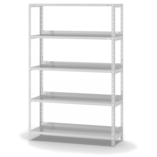 hofe Schroefstelling voor dossiers, 5 vloer, RAL7035 lichtgrijs