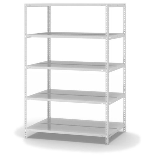 hofe Inschroefbare vijlplank voor gebruik aan beide zijden, 5 vloer, RAL7035 lichtgrijs