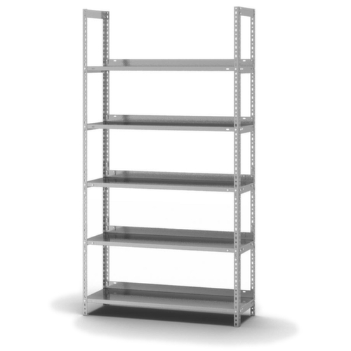 hofe Schroefstelling voor dossiers, 5 vloer, met corrosiebeschermende zinklaag