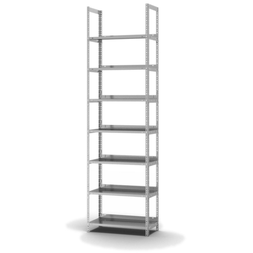 hofe Schroefstelling voor dossiers, 7 vloer, met corrosiebeschermende zinklaag