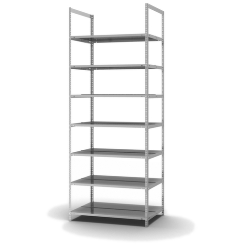 hofe Inschroefbare vijlplank voor gebruik aan beide zijden, 7 vloer, met corrosiebeschermende zinklaag