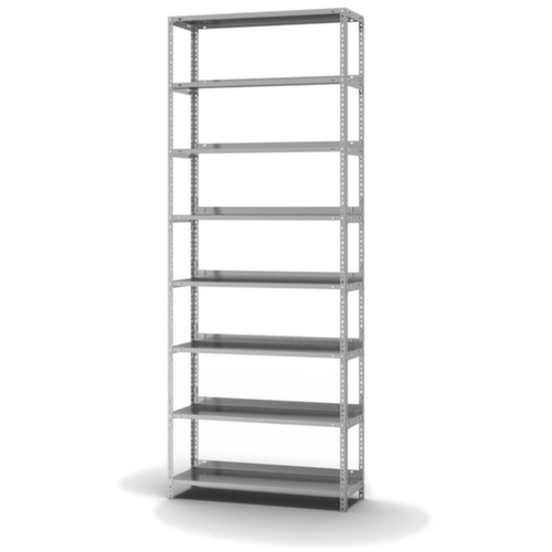 hofe Schroefstelling voor dossiers, 8 vloer, met corrosiebeschermende zinklaag