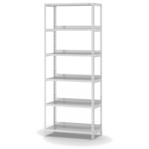 hofe Schroefstelling voor dossiers, 6 vloer, RAL7035 lichtgrijs