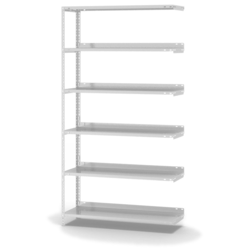 hofe Schroefstelling voor dossiers aanbouwsectie, 6 vloer, RAL7035 lichtgrijs