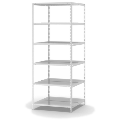 hofe Inschroefbare vijlplank voor gebruik aan beide zijden, 6 vloer, RAL7035 lichtgrijs