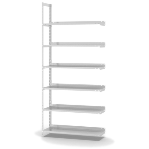 hofe Schroefstelling voor dossiers aanbouwsectie, 6 vloer, RAL7035 lichtgrijs