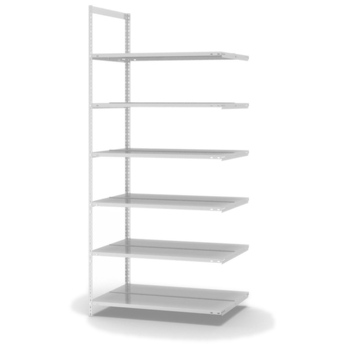 hofe Schroefbaar vijlenrek Bevestigingsveld voor gebruik aan beide zijden, 6 vloer, RAL7035 lichtgrijs