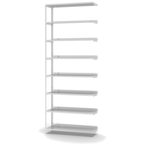 hofe Schroefstelling voor dossiers aanbouwsectie, 8 vloer, RAL7035 lichtgrijs