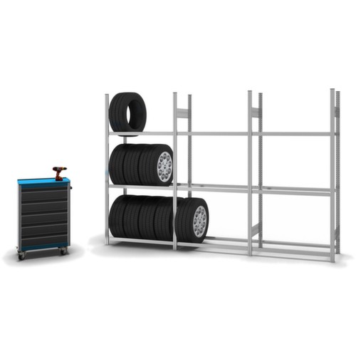hofe Bandenstelling, hoogte x breedte x diepte 2000 x 1010 x 435 mm, 3 niveaus