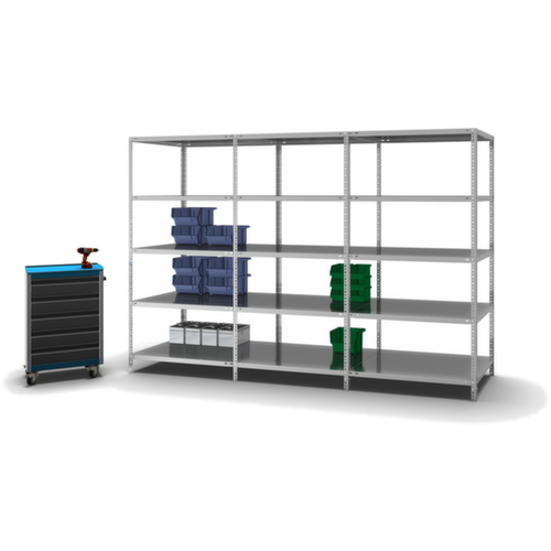 hofe Schroefstelling aanbouwsectie, 5 vloer, met corrosiebeschermende zinklaag