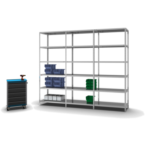 hofe Schroefstelling aanbouwsectie, 6 vloer, met corrosiebeschermende zinklaag