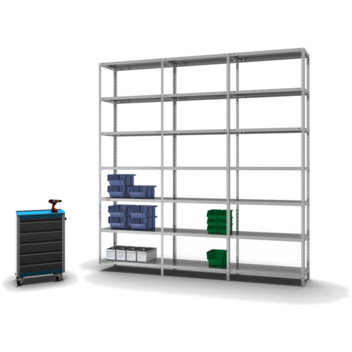 hofe Schroefstelling aanbouwsectie, 7 vloer, met corrosiebeschermende zinklaag