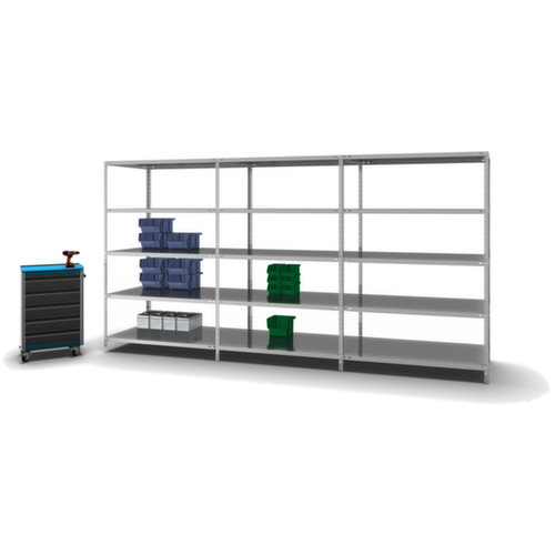 hofe Schroefstelling aanbouwsectie, 5 vloer, met corrosiebeschermende zinklaag