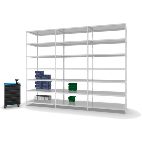 hofe Schroefstelling aanbouwsectie, 7 vloer, RAL7035 lichtgrijs