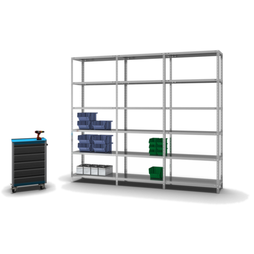 hofe Schroefstelling, 6 vloer, met corrosiebeschermende zinklaag