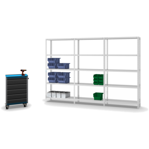 hofe Schroefstelling aanbouwsectie, 5 vloer, RAL7035 lichtgrijs