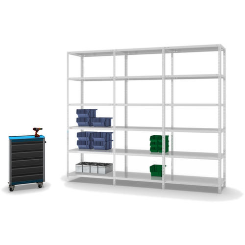 hofe Schroefstelling aanbouwsectie, 6 vloer, RAL7035 lichtgrijs