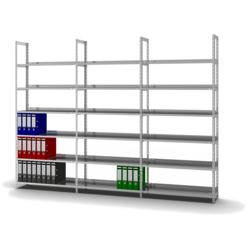 hofe Schroefstelling voor dossiers, 6 vloer, met corrosiebeschermende zinklaag