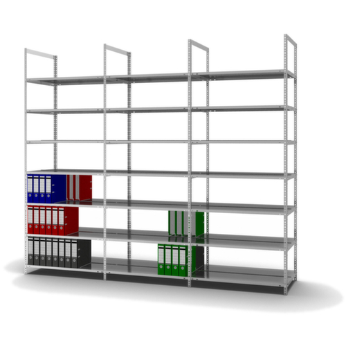 hofe Inschroefbare vijlplank voor gebruik aan beide zijden, 7 vloer, met corrosiebeschermende zinklaag