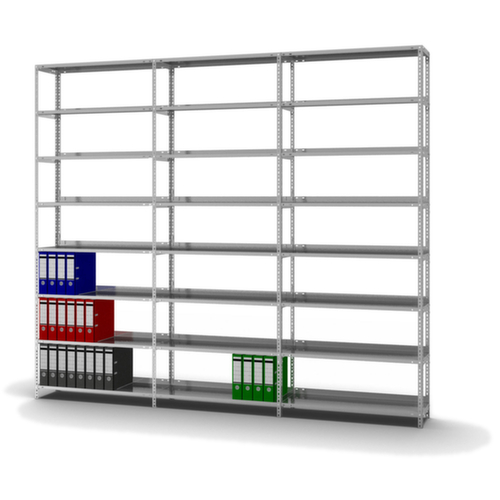 hofe Schroefstelling voor dossiers, 8 vloer, met corrosiebeschermende zinklaag