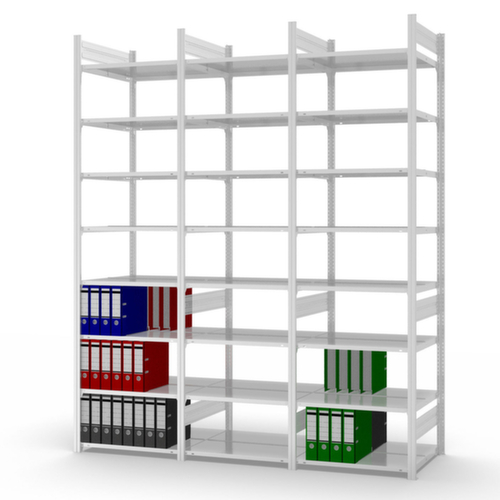 hofe Boutloos vijlrek Bevestigingsgebied voor gebruik aan beide zijden, 7 vloer, RAL7035 lichtgrijs