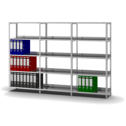 hofe Schroefstelling voor dossiers aanbouwsectie, 5 vloer, met corrosiebeschermende zinklaag