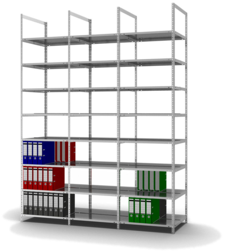 hofe Schroefstelling voor dossiers aanbouwsectie, 8 vloer, met corrosiebeschermende zinklaag