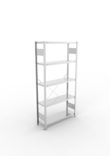 META Systeeminhaakstelling CLIP, hoogte x breedte x diepte 2000 x 1056 x 336 mm, 5 legborden