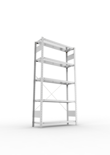 META Systeeminhaakstelling CLIP, hoogte x breedte x diepte 2000 x 1056 x 336 mm, 5 legborden