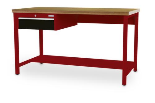 Bedrunka + Hirth Werkbank, 1 lade, 1/2 legbord