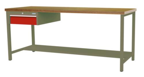 Bedrunka + Hirth Werkbank, 1 lade, 1/2 legbord