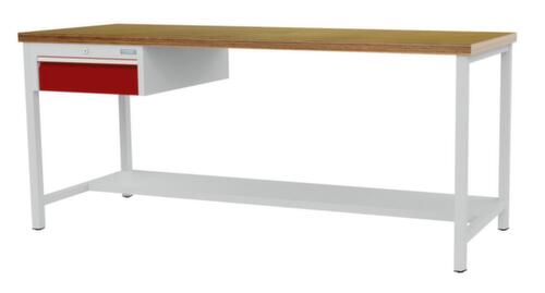 Bedrunka + Hirth Werkbank, 1 lade, 1/2 legbord