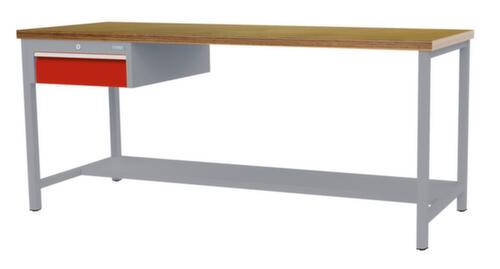 Bedrunka + Hirth Werkbank, 1 lade, 1/2 legbord