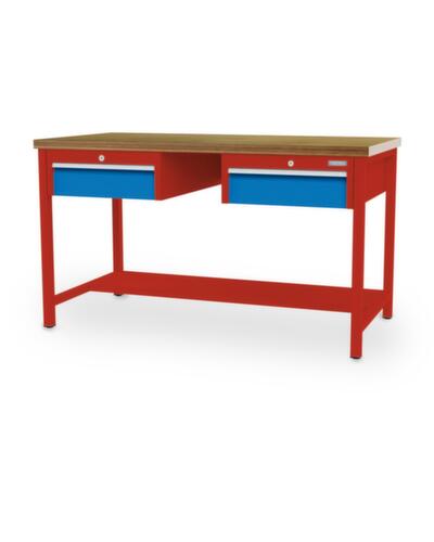 Bedrunka + Hirth Werkbank, 2 laden, 1/2 legbord