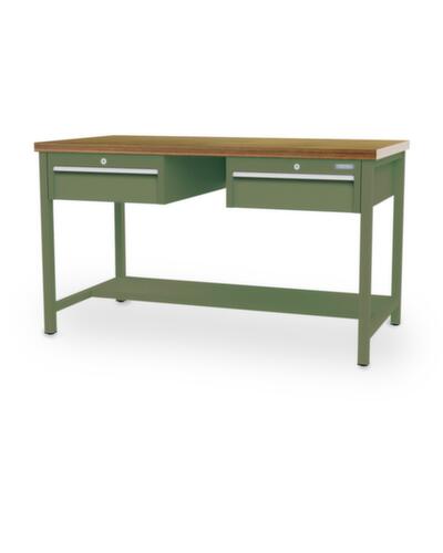 Bedrunka + Hirth Werkbank, 2 laden, 1/2 legbord