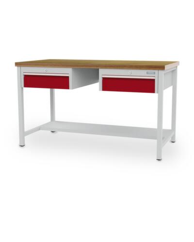 Bedrunka + Hirth Werkbank, 2 laden, 1/2 legbord