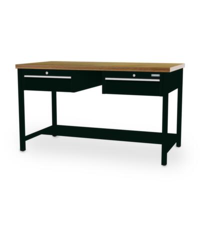 Bedrunka + Hirth Werkbank, 2 laden, 1/2 legbord